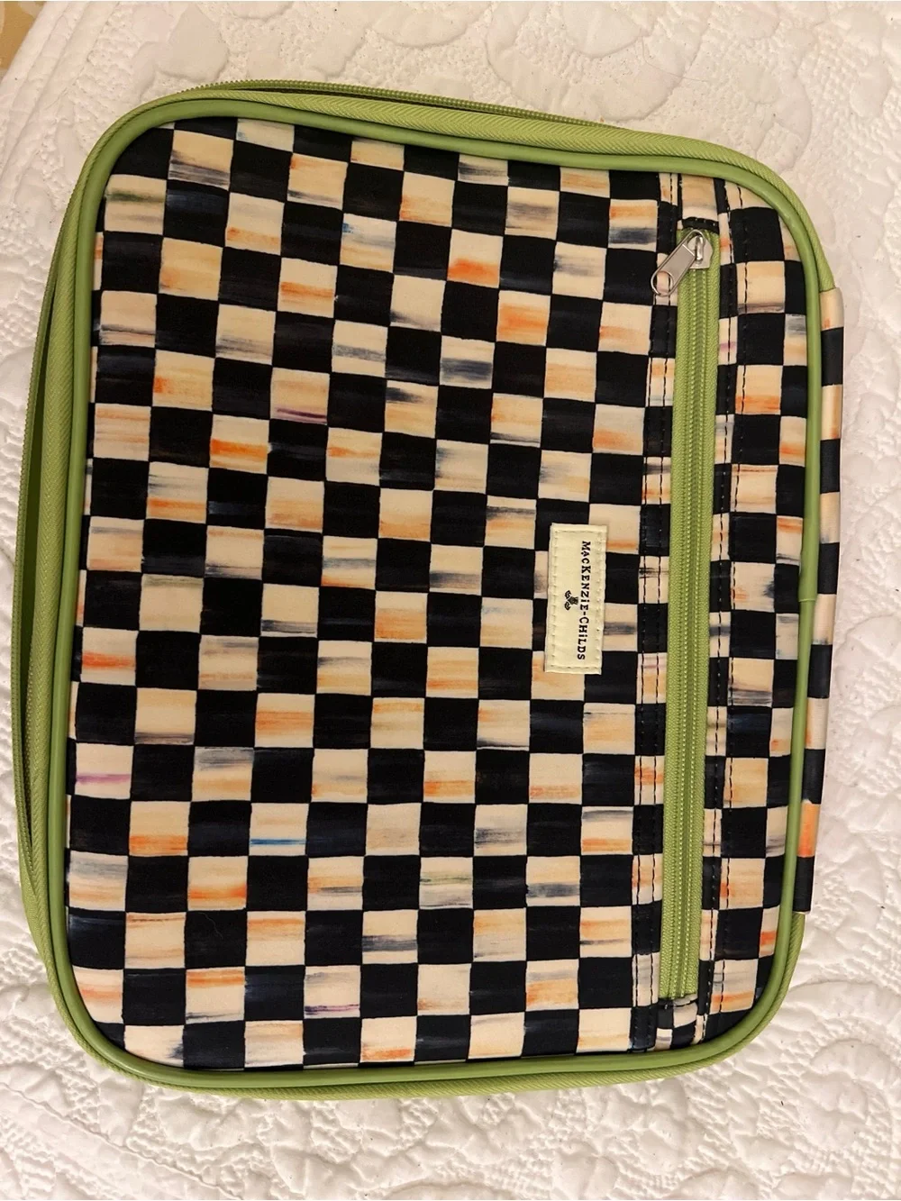 RETIRED ***MacKenzie-Childs Lime Green Tablet Case